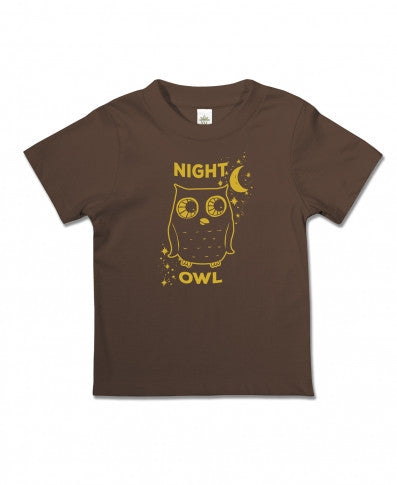 Soul Flower - NIGHT OWL ORGANIC KID'S T-SHIRT